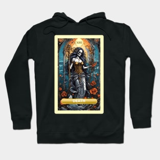 The Death Card From the Light Mermaid Tarot Deck. Hoodie